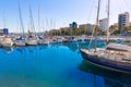 Gandia Nautico Marina boats in Mediterranean Spain Royalty Free Stock Photo