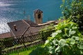 Gandria small village on Lake Lugano Royalty Free Stock Photo