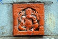 Ganesh carved on wall of Laxmi Narsiahapur Temple