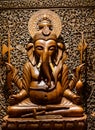 Ganesh carved wood