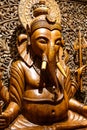 Ganesh carved wood