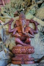 Ganesh carved wood