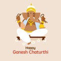 Greeting for Ganesh Chaturthi festival of India