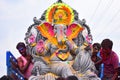 Anaipatti, Tamilnadu - India - September 15 2018: A Giant Size Of Lord Ganesha