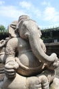 Ganesh elephant headed on the modern library