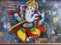 Ganesh god beautiful painting