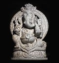 Ganesh hindu god isolated Royalty Free Stock Photo