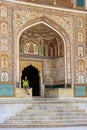 Ganesh Pol at Amber Fort near Jaipur, Rajasthan, India Royalty Free Stock Photo