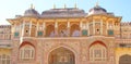 Ganesh Pol, Amer Fort, Jaipur, Rajasthan, India Royalty Free Stock Photo
