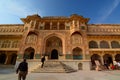 Ganesh Pol Entrance. Amer Palace (or Amer Fort). Jaipur. Rajasthan. India Royalty Free Stock Photo
