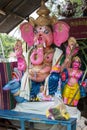 Ganesh statue in india temple Royalty Free Stock Photo