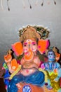 Ganesh statue in india temple Royalty Free Stock Photo