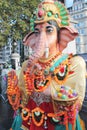 Ganesh statue, London, UK. 16th October, 2016. The Mayor of London Festival Of Dewali performers and scenes at Trafalgar Square