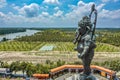 Ganesha bronze statue - Khlong Khuean Ganesh International park in Chachoengsao, Thailand