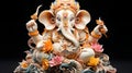 Ganesha Deity Statue in Hindu Culture, Generative Ai