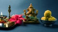 Ganesha greeting card for ganesh chaturthi