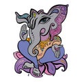 Ganesha Hand drawn illustration.