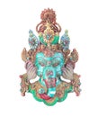 Ganesha Hindu God, Colorful Ganesha Idol Royalty Free Stock Photo