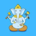 Ganesha illustration, HIndu god