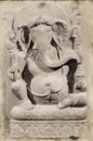 Ganesh illustration. Induism religion - elephant god, Indian traditional culture Royalty Free Stock Photo