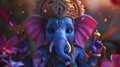 Ganesha The Lord Of Wisdom, Ganesha The Lord Of Wisdom, Generative AI illustrations