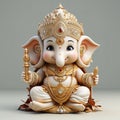 Ganesha The Lord Of Wisdom. Hindu God Ganesha