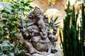 Ganesha metal figure in the jungle