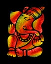 Ganesha Painting Royalty Free Stock Photo