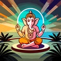 Ganesha's Divine Radiance