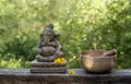 Ganesha and tibetan bowl