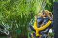 Ganesha in Ubud garden in Bali. Symbolism and religion in Indonesia Royalty Free Stock Photo