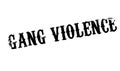 Gang Violence rubber stamp Royalty Free Stock Photo