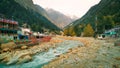 Ganga river flows through Himalayas in Gangotri, Uttarakhand, India.