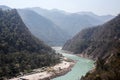 Ganga river near Rishikesh, India Royalty Free Stock Photo