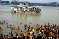 Ganga River Pollution In Kolkata. Royalty Free Stock Photo