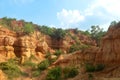 Gangani, the beautiful red Grand Canyon of West Bengal,with blue