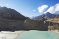 Gangapurna lake in Himalaya mountains. Nepal Royalty Free Stock Photo