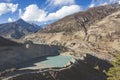 Gangapurna lake in Himalaya mountains. Nepal Royalty Free Stock Photo