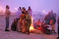 Gangasagar Festival In India. Royalty Free Stock Photo