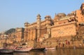 Ganges river ghat Varanasi India Royalty Free Stock Photo