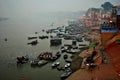 Ganges River offerings Ceremony, Varanasi India