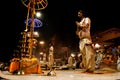 Ganges River Puja Ceremony, Varanasi India