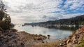 Scenic View of Sailboats and boats in a marina on the Pacific Ocean Coast