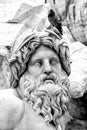 The Ganges statue, Piazza Navona (Rome, Italy) Royalty Free Stock Photo