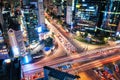 Gangnam Intersection Royalty Free Stock Photo