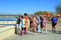 USA, AZ: Long Dist. Relay - Fun With Gangnam Royalty Free Stock Photo