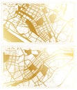 Gangneung and Goyang South Korea City Map Set