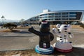 GANGNEUNG, SOUTH KOREA - JANUARY, 2017: Figures Mascots of the Winter Olympic Games 2018 in Pyeongchang