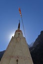 Gangotri, Uttarakhand, India. Hindu temple, Himalayas