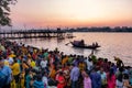 gangs river during chhath festival